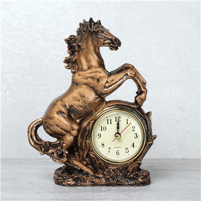Часы статуэтка Лошадь 19 см / 3401A /уп 48/Символ года 2026