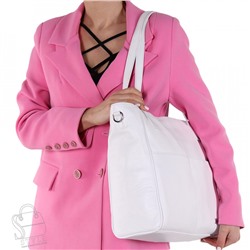 Сумка женская кожаная 98051 white Velina Fabbiano-Safenta/30