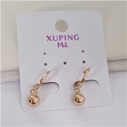 Серьги маленькие шарики коллекция "Xuping ML" покрытие позолота, арт.101.243