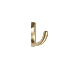 Крючок мебельный CAPPIO HIDDEN, двухрожковый, цвет матовое золото, 2 шт.