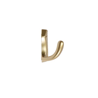 Крючок мебельный CAPPIO HIDDEN, двухрожковый, цвет матовое золото, 2 шт.