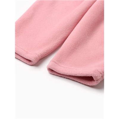 Брюки флисовые детские MINAKU: Fleece Soft, розовые, рост 98 см