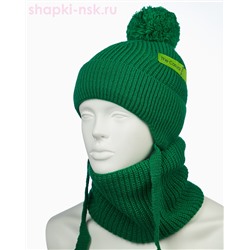 03-62-M Комплект для мальчика (колпак+снуд) (48-50)