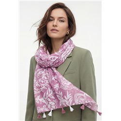 600998 Женский палантин, цвет лиловый