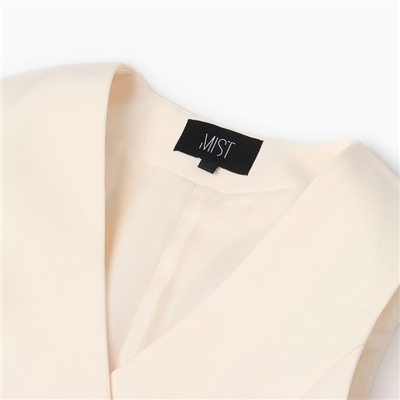 Жилет женский MIST: Classic Collection, размер 46, бежевый