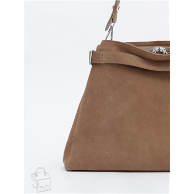 Сумка женская кожаная 6149Q sand Polina&Eiterou  в Новосибирске