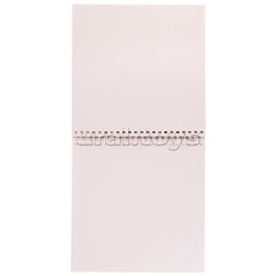 Скетчбук 48л. "Медведь" жесткая подложка на гребне, блок 90г/м2 без печати, 190х190мм