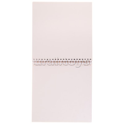 Скетчбук 48л. "Медведь" жесткая подложка на гребне, блок 90г/м2 без печати, 190х190мм