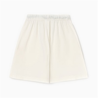 Комплект для мальчика (футболка и шорты) MINAKU, цвет экрю, синий, рост 122 см