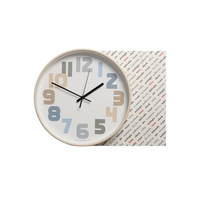 Часы настенные классические, бесшумные, плавный ход, d=30.5 см