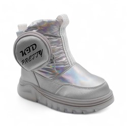 Дутики зимние В6063-28 серебро