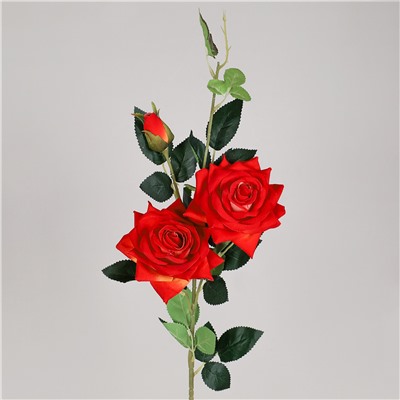 Цветок искусственный Роза 3 бутона 90 см / 0341-58 /уп50/400/
