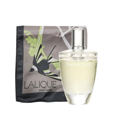 LALIQUE FLEUR DE CRISTAL edp (w) 100ml + платок