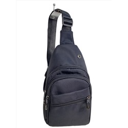 Сумка на плечо слинг текстильная, цвет черный