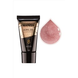 Manita Professional Акриловый гель для моделирования ногтей №08, 30 мл KRISTALLER, 1116820