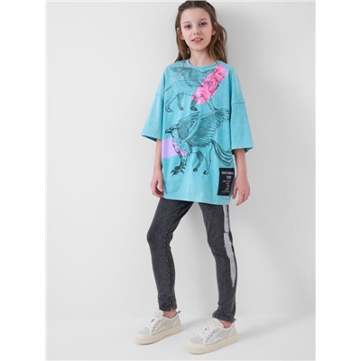 Фуфайка трикотажная для девочек (футболка)