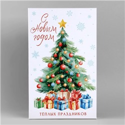 Коробка новогодняя подарочная «Тёплых праздников», 32.5×20×12.5 см