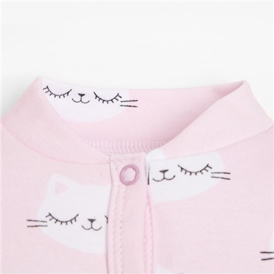 Комбинезон Крошка Я «Киса», рост 86-92 см, цвет розовый