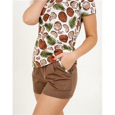 Пижама 33513 (Коричневый)