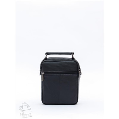 Сумка мужская кожаная 633M black Fuzhiniao