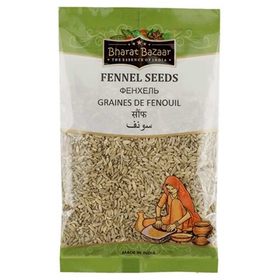 Фенхель семена Fennel Seeds (Sounf) Bharat Bazaar 100 гр.