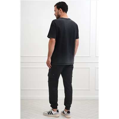 Мужская футболка оверсайз с эффектом градиент Happyfox