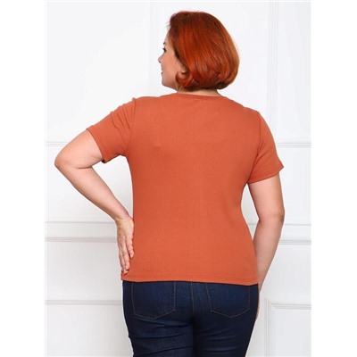 Футболка "Дубль" (Кирпичный)