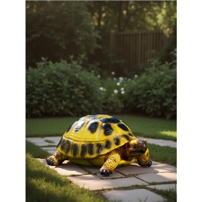 Садовая фигура из полистоуна «Черепашка», 8×18×11 см