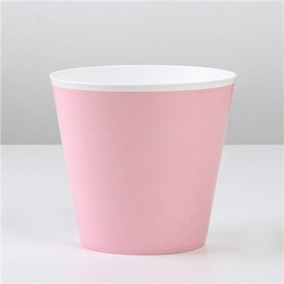 Кашпо для цветов «Цвет», 800 мл, d=12 см, h=11 см, пластиковое