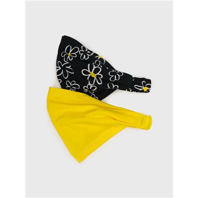 Косынка трикотажная для девочек, 2 шт в комплекте
