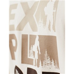 Футболка из премиального хлопка с авторским принтом