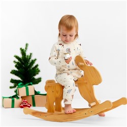 Комбинезон детский с повязкой «Крошка Я. Новогодние игрушки», рост 86-92 см