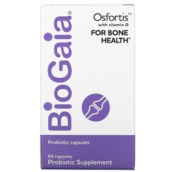 BioGaia, Osfortis With Vitamin D, 60 Capsules