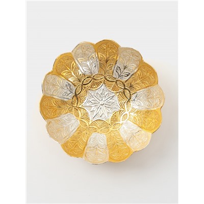 Конфетница «Солнечные лучи», 10×10×4.5 см, латунь