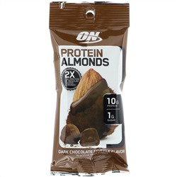 Optimum Nutrition, Белки из миндальных орехов, трюфель из темного шоколада, 12 пакетиков по 1,5 унции (43 г).