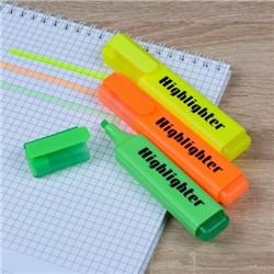 Текстовыделитель набор 3 штуки / H5712 /уп 72/288/АКЦИЯ