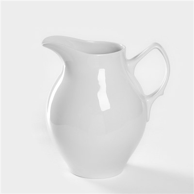 Кувшин Добрушский завод «Бельё», 2 л, фарфор, белый