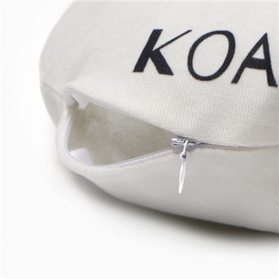 Подушка декоративная «Этель. Коала», d=30 см, велюр