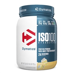 Dymatize Nutrition, ISO100 гидролизованный, 100% изолят сывороточного белка, вкус "торт именинника", 25,6 унц. (725 г)