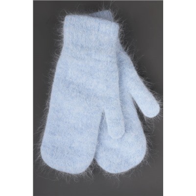 Варежки женские Ангора двойные
