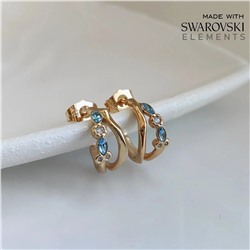Серьги с кристаллами Swarovski