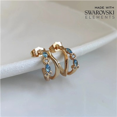 Серьги с кристаллами Swarovski