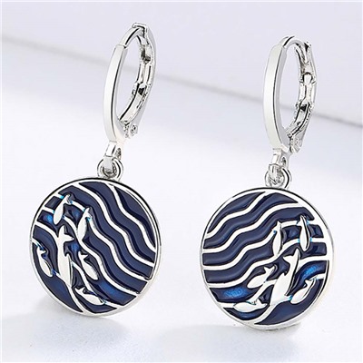 Серьги с замком кольцо арт. 22 7702 (id 278852)
