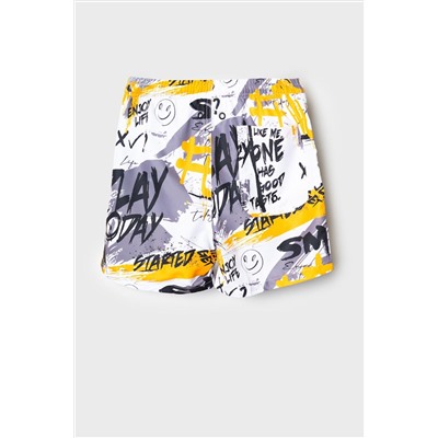 Шорты текстильные плавательные для мальчиков, средней длины PLAYTODAY, 1240805