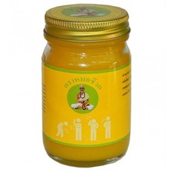 Mho Shee Woke Желтый тайский бальзам, 50 г 21548