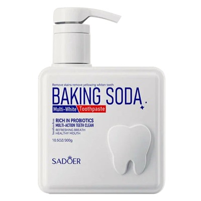 Отбеливающая зубная паста Sadoer Baking Soda