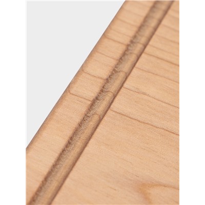 УЦЕНКА Доска разделочная с кровостоком, из цельной березы, 40х20х2 см, покрыта маслом