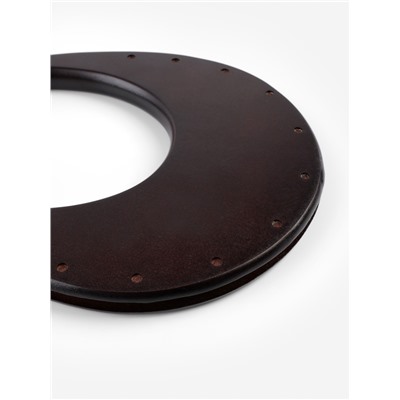 Ручки для сумки деревянные, d=18×14.5 / 9×10.5 см, 2 шт., коричневые