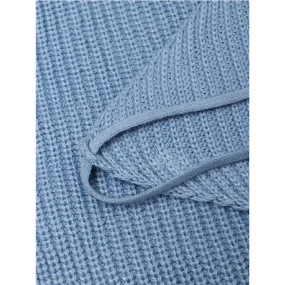 Топ вязаный женский MIST, размер onesize, голубой