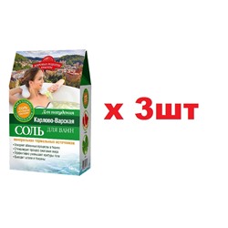 Карлово-Варская Соль для ванн 500г Для похудения 3шт